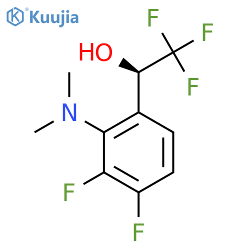 (1R)-1-2-(dimethylamino)-3,4-difluorophenyl-2,2,2-trifluoroethan-1-ol structure