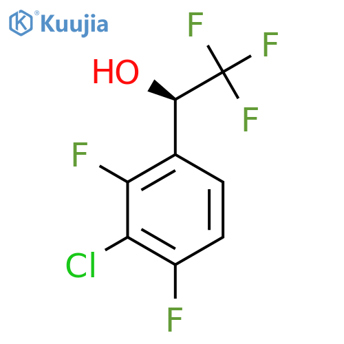 (1R)-1-(3-chloro-2,4-difluorophenyl)-2,2,2-trifluoroethan-1-ol structure