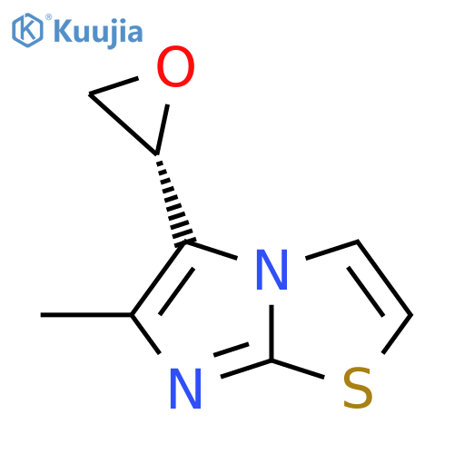 6-methyl-5-(2R)-oxiran-2-ylimidazo2,1-b1,3thiazole structure
