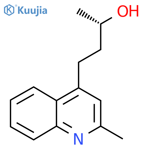 (2S)-4-(2-methylquinolin-4-yl)butan-2-ol structure