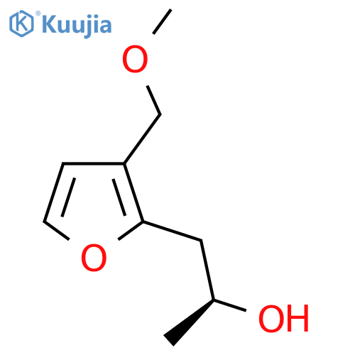 (2S)-1-3-(methoxymethyl)furan-2-ylpropan-2-ol structure