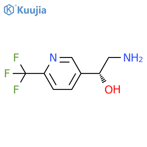 (1R)-2-amino-1-6-(trifluoromethyl)pyridin-3-ylethan-1-ol structure