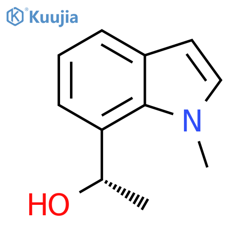 (1S)-1-(1-methyl-1H-indol-7-yl)ethan-1-ol structure