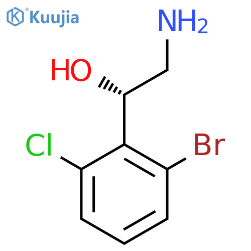 (1S)-2-amino-1-(2-bromo-6-chlorophenyl)ethan-1-ol structure