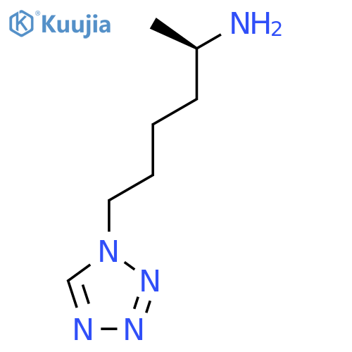 (2R)-6-(1H-1,2,3,4-tetrazol-1-yl)hexan-2-amine structure