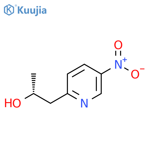 (2R)-1-(5-nitropyridin-2-yl)propan-2-ol structure