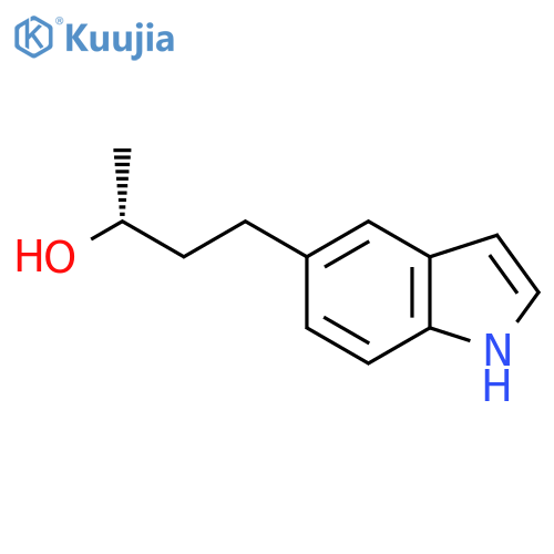 (2R)-4-(1H-indol-5-yl)butan-2-ol structure