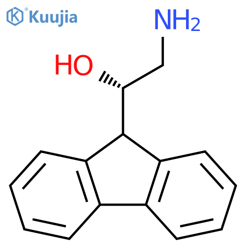 (1S)-2-amino-1-(9H-fluoren-9-yl)ethan-1-ol structure