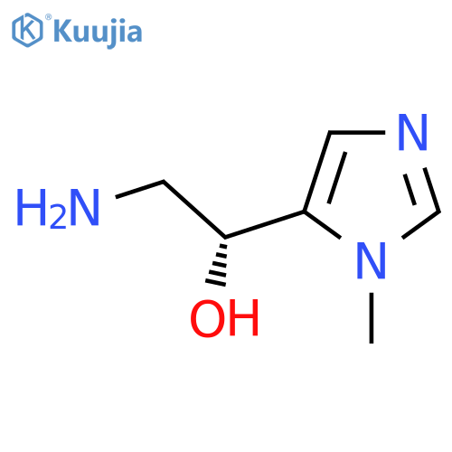 (1R)-2-amino-1-(1-methyl-1H-imidazol-5-yl)ethan-1-ol structure