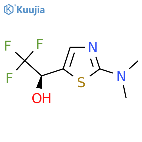 (1S)-1-2-(dimethylamino)-1,3-thiazol-5-yl-2,2,2-trifluoroethan-1-ol structure