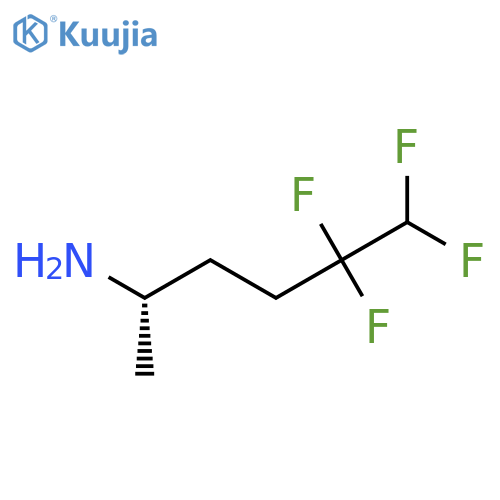 (2S)-5,5,6,6-tetrafluorohexan-2-amine structure