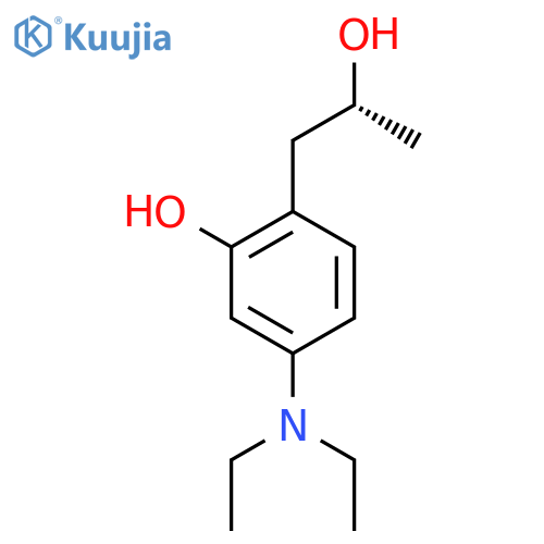 5-(diethylamino)-2-(2R)-2-hydroxypropylphenol structure