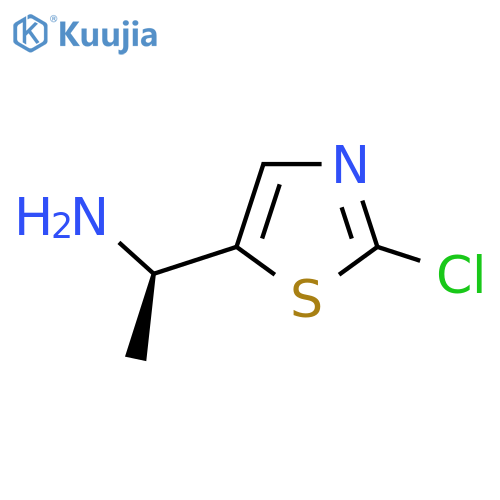 (1R)-1-(2-chloro-1,3-thiazol-5-yl)ethan-1-amine structure