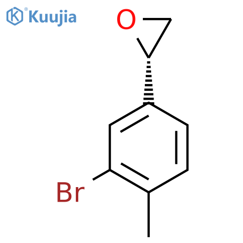 (2S)-2-(3-bromo-4-methylphenyl)oxirane structure