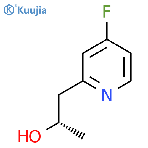 (2S)-1-(4-fluoropyridin-2-yl)propan-2-ol structure