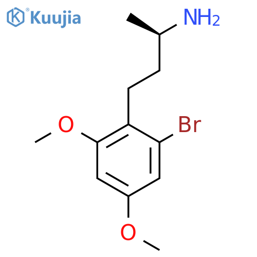 (2R)-4-(2-bromo-4,6-dimethoxyphenyl)butan-2-amine structure