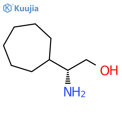 (R)-2-amino-2-cycloheptylethan-1-ol structure