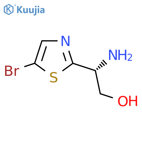 (2R)-2-amino-2-(5-bromo-1,3-thiazol-2-yl)ethan-1-ol structure