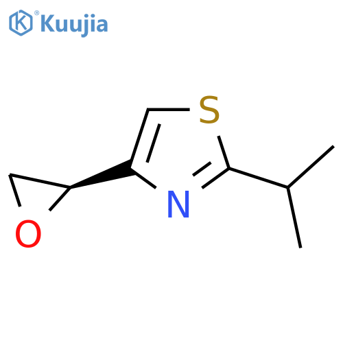 4-(2R)-oxiran-2-yl-2-(propan-2-yl)-1,3-thiazole structure