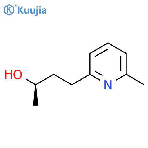 (2R)-4-(6-methylpyridin-2-yl)butan-2-ol structure