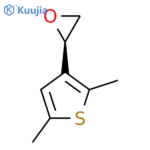 (2R)-2-(2,5-dimethylthiophen-3-yl)oxirane structure