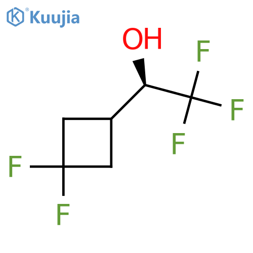 (1R)-1-(3,3-difluorocyclobutyl)-2,2,2-trifluoroethan-1-ol structure