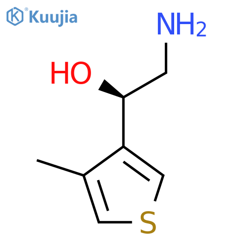 (1R)-2-amino-1-(4-methylthiophen-3-yl)ethan-1-ol structure