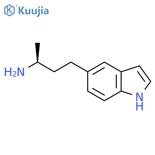 (2S)-4-(1H-indol-5-yl)butan-2-amine structure