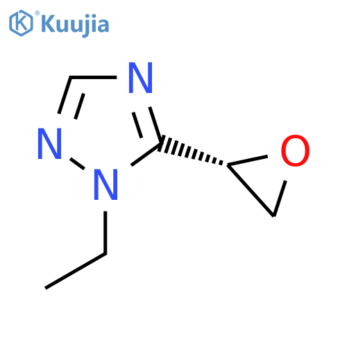 1-ethyl-5-(2S)-oxiran-2-yl-1H-1,2,4-triazole structure
