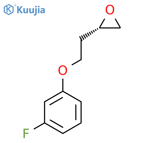(2S)-2-2-(3-fluorophenoxy)ethyloxirane structure