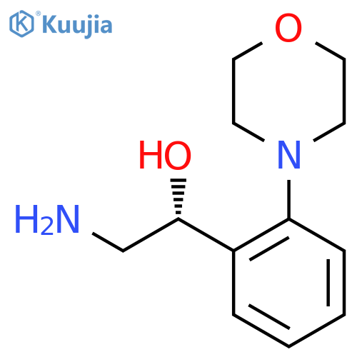 (1R)-2-amino-1-2-(morpholin-4-yl)phenylethan-1-ol structure