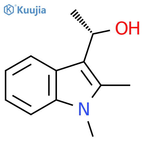 (1S)-1-(1,2-dimethyl-1H-indol-3-yl)ethan-1-ol structure
