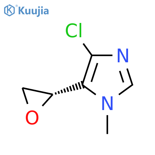 4-chloro-1-methyl-5-(2S)-oxiran-2-yl-1H-imidazole structure