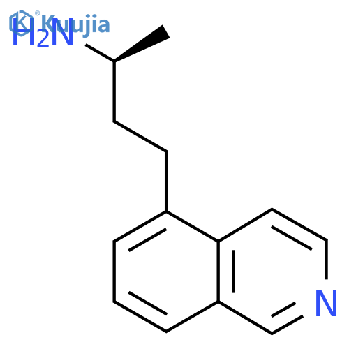 (2S)-4-(isoquinolin-5-yl)butan-2-amine structure