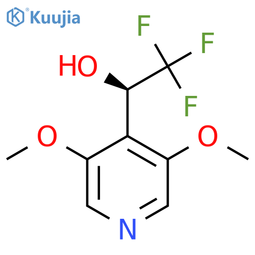 (1R)-1-(3,5-dimethoxypyridin-4-yl)-2,2,2-trifluoroethan-1-ol structure