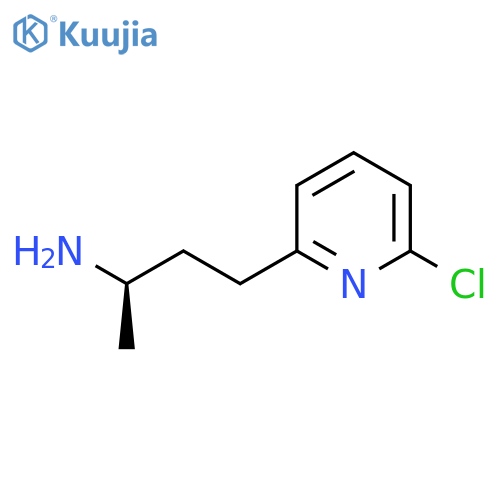 (2R)-4-(6-chloropyridin-2-yl)butan-2-amine structure