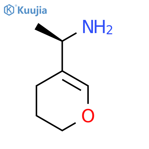 (1R)-1-(3,4-dihydro-2H-pyran-5-yl)ethan-1-amine structure