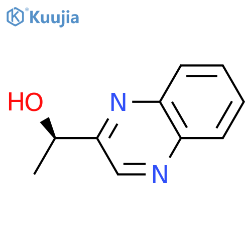 (1R)-1-(quinoxalin-2-yl)ethan-1-ol structure