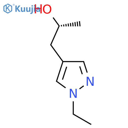 (2R)-1-(1-ethyl-1H-pyrazol-4-yl)propan-2-ol structure