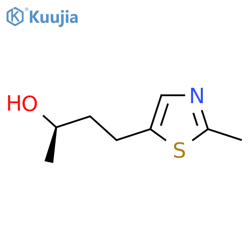(2R)-4-(2-methyl-1,3-thiazol-5-yl)butan-2-ol structure