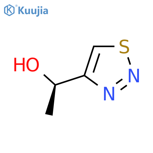 (1R)-1-(1,2,3-thiadiazol-4-yl)ethan-1-ol structure