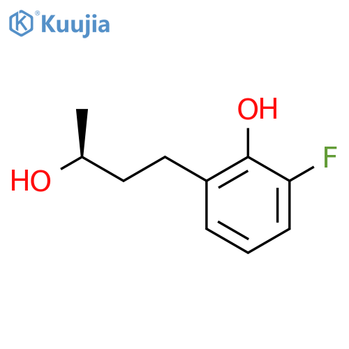2-fluoro-6-(3S)-3-hydroxybutylphenol structure