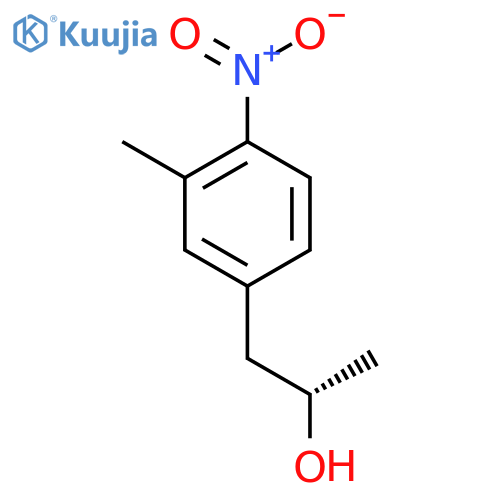 (2S)-1-(3-methyl-4-nitrophenyl)propan-2-ol structure