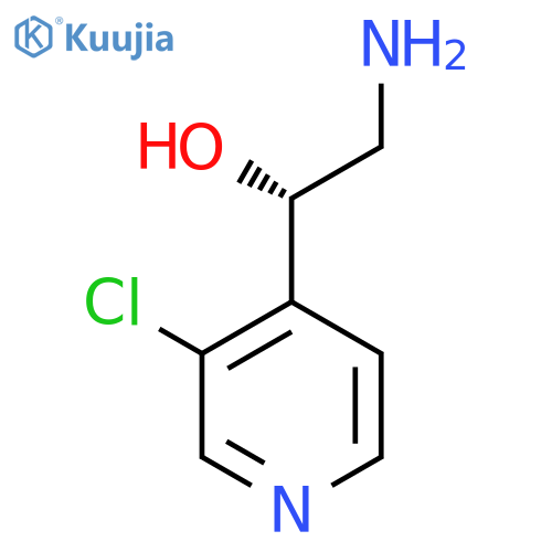 (1S)-2-amino-1-(3-chloropyridin-4-yl)ethan-1-ol structure