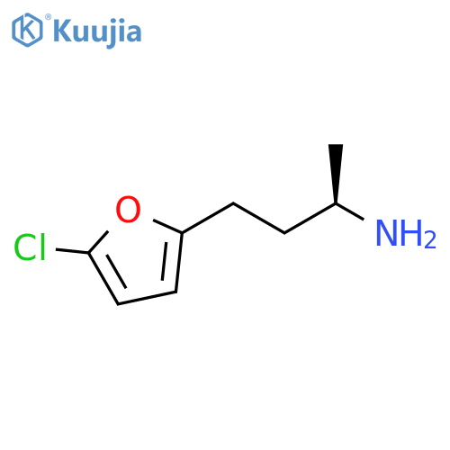 (2R)-4-(5-chlorofuran-2-yl)butan-2-amine structure