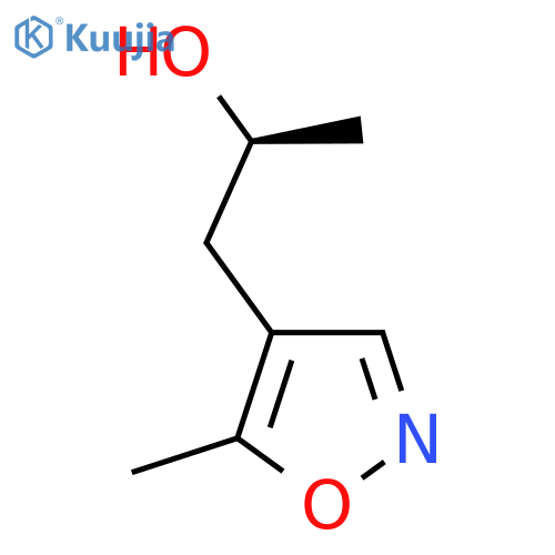 (2S)-1-(5-methyl-1,2-oxazol-4-yl)propan-2-ol structure
