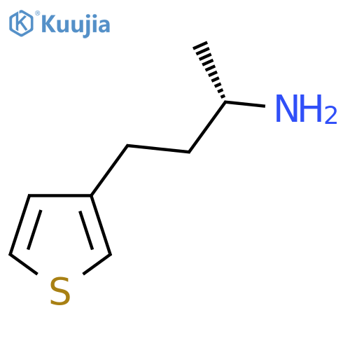 (2S)-4-(thiophen-3-yl)butan-2-amine structure