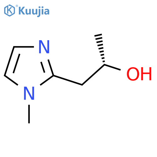 (2S)-1-(1-methyl-1H-imidazol-2-yl)propan-2-ol structure