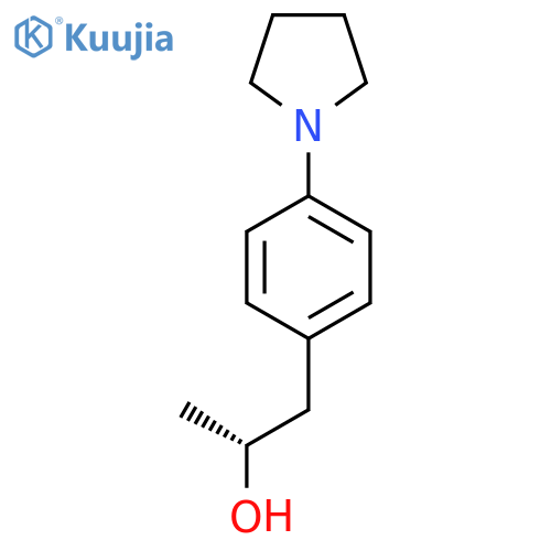 (2R)-1-4-(pyrrolidin-1-yl)phenylpropan-2-ol structure