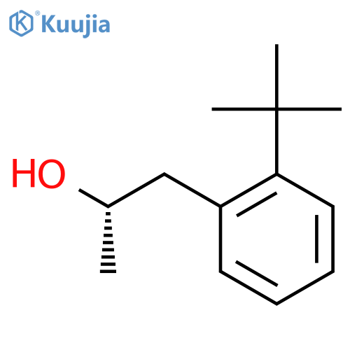 (2S)-1-(2-tert-butylphenyl)propan-2-ol structure